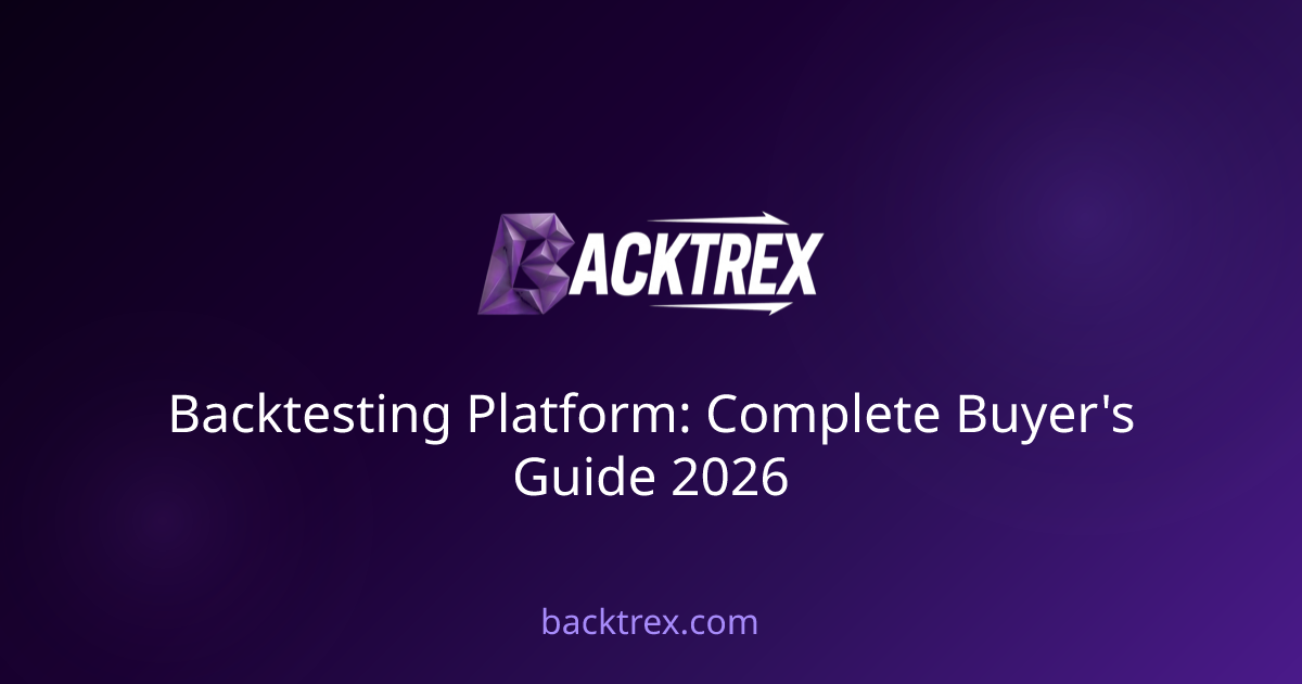 Backtesting Platform: Complete Buyer's Guide 2026