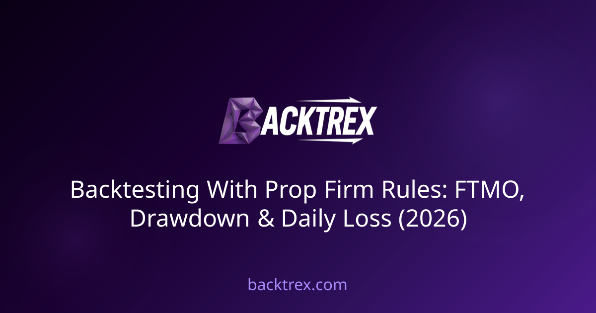 Backtesting With Prop Firm Rules: FTMO, Drawdown & Daily Loss (2026)