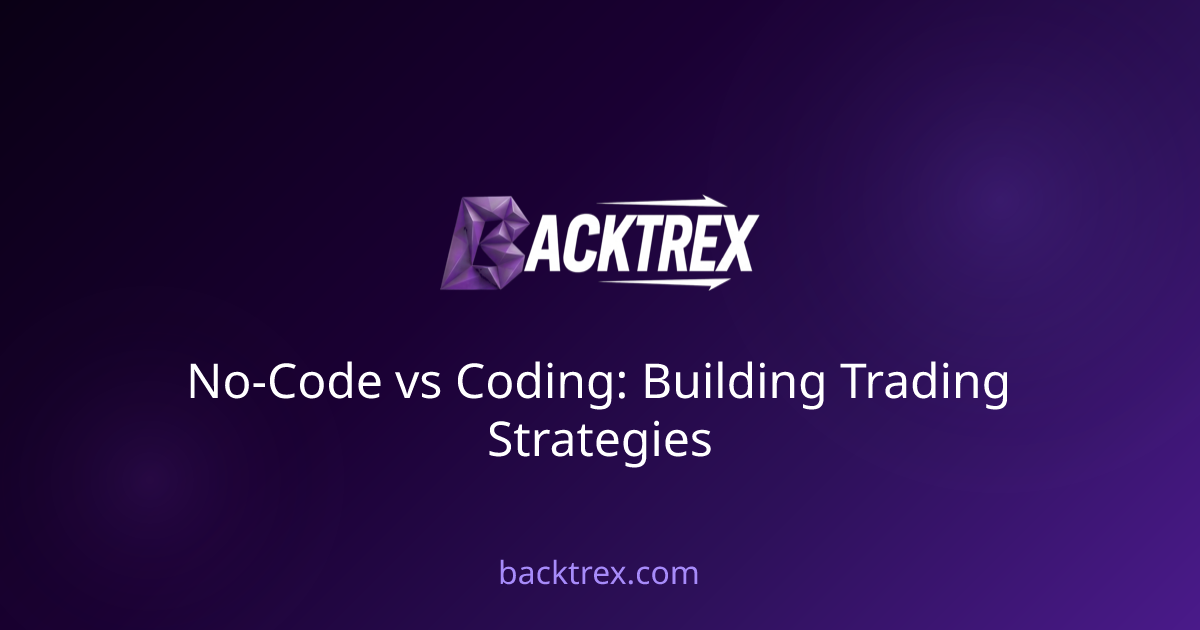 No-Code vs Coding: Building Trading Strategies