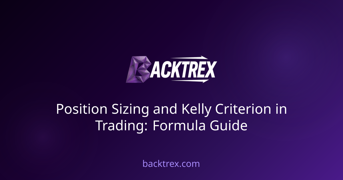 Position Sizing and Kelly Criterion in Trading: Formula Guide
